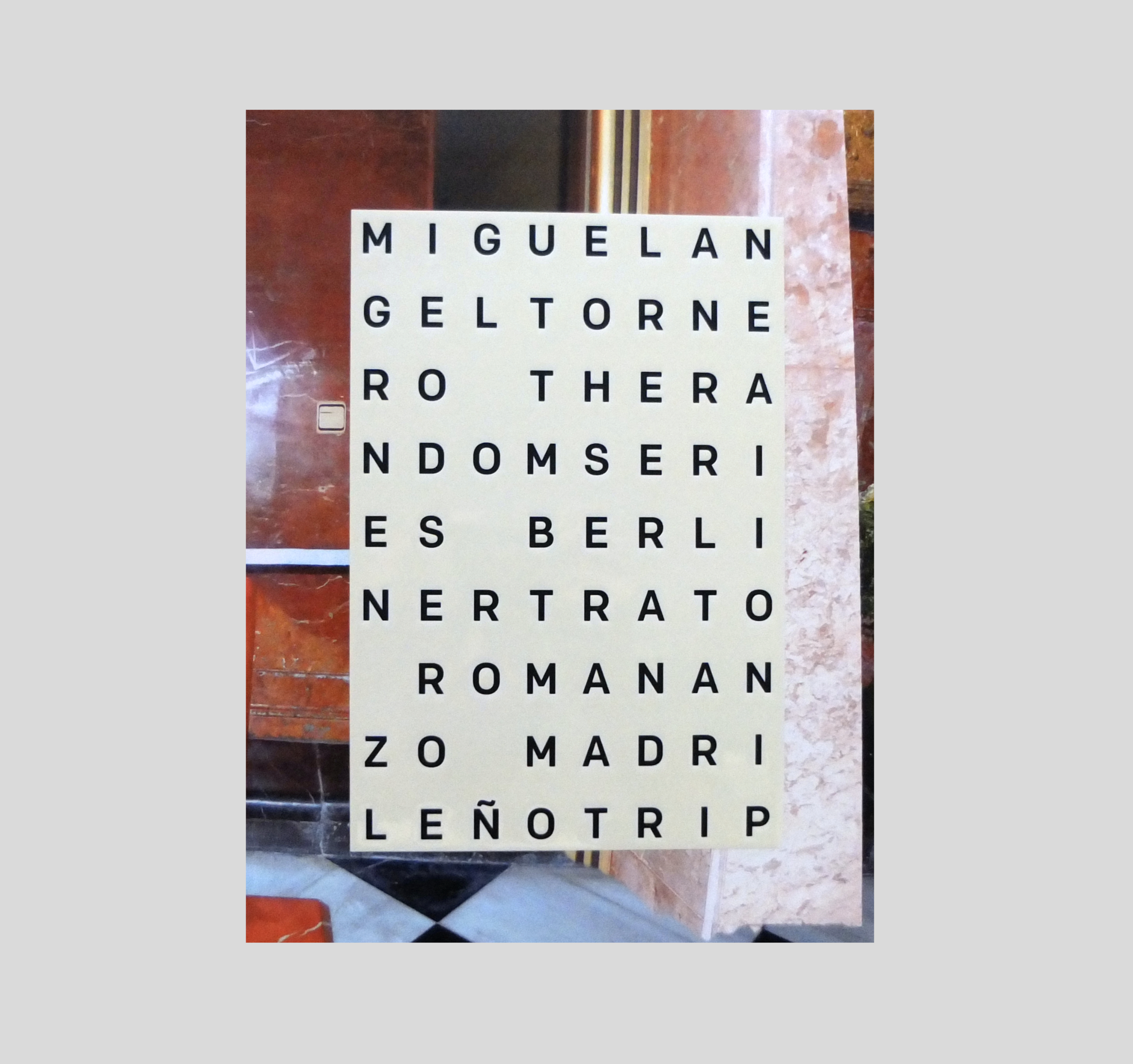 The Random Series - Miguel Ángel Tornero